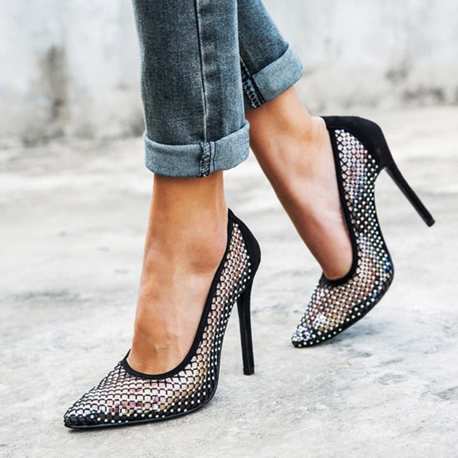 Brynn Rhinestone Pumps