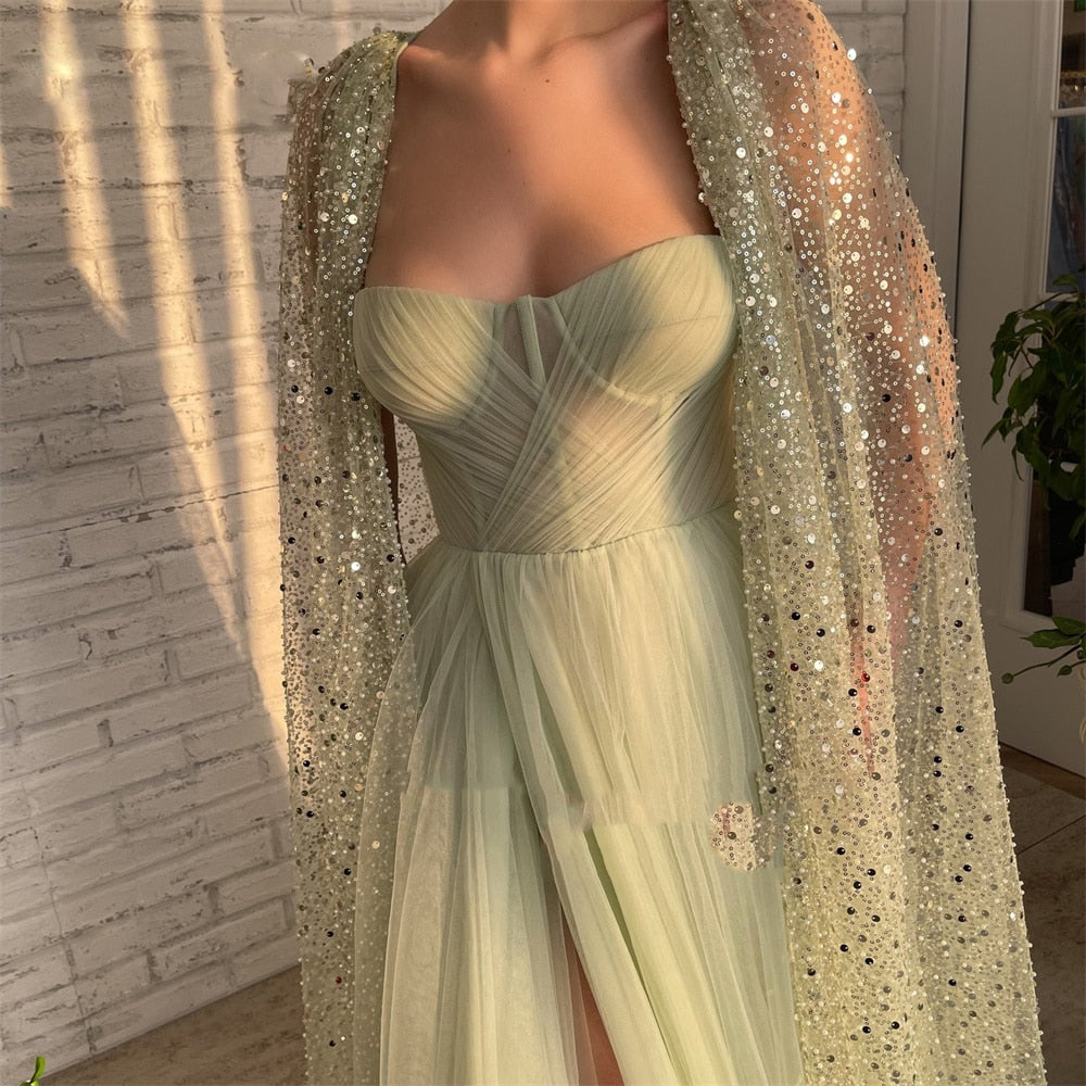 Jessica Caped Gown