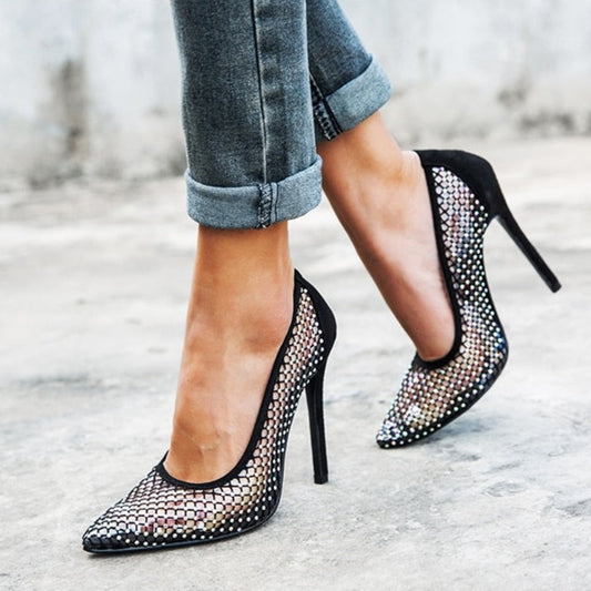 Brynn Rhinestone Pumps